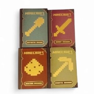 Minecraft Complete Set Guide Hand Books Essential Redstone Combat Construction